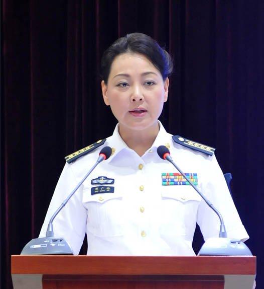 中国海军首位女发言人亮相 盘点我国官方女新